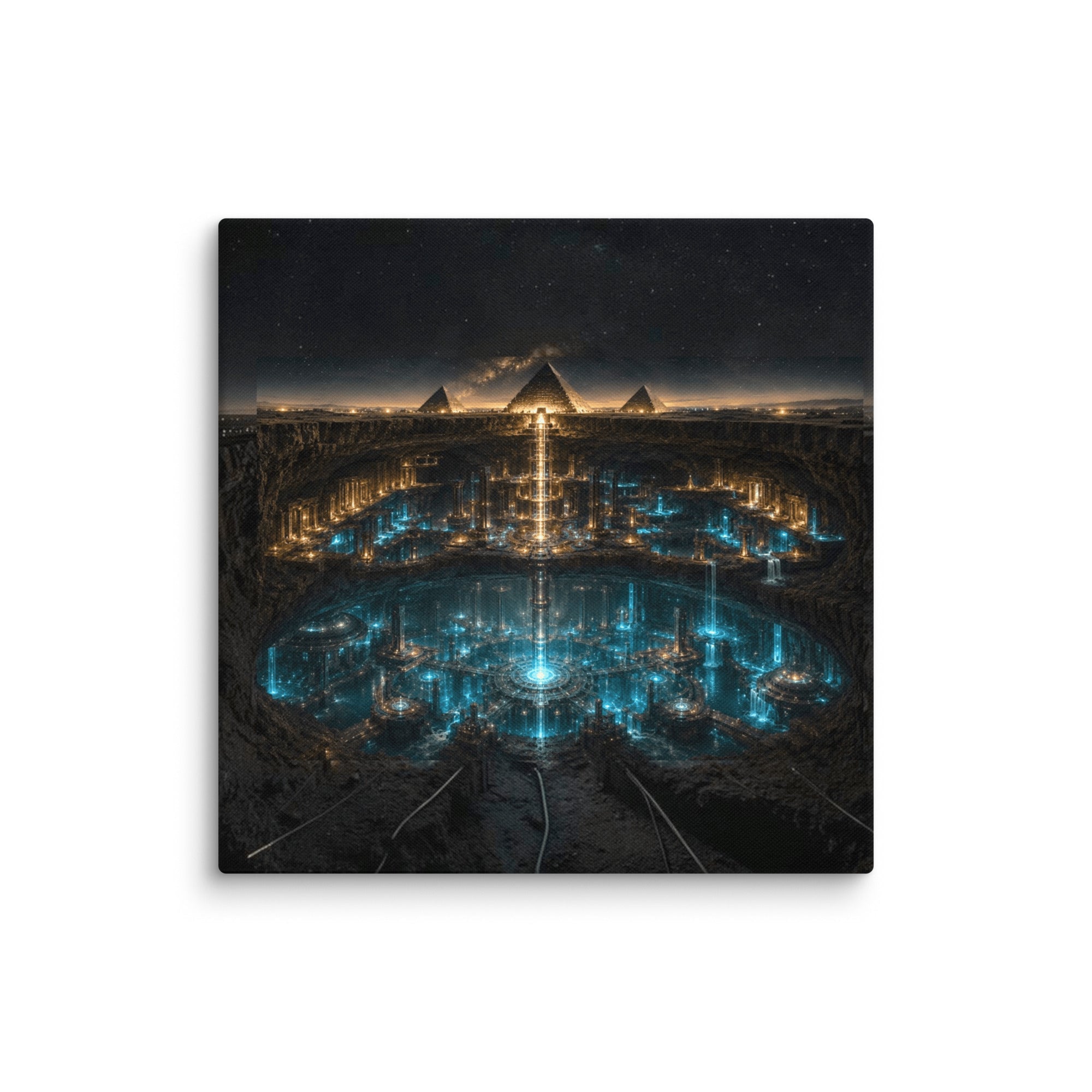 The Hidden Engine Beneath Giza - AETHERION GALLERY