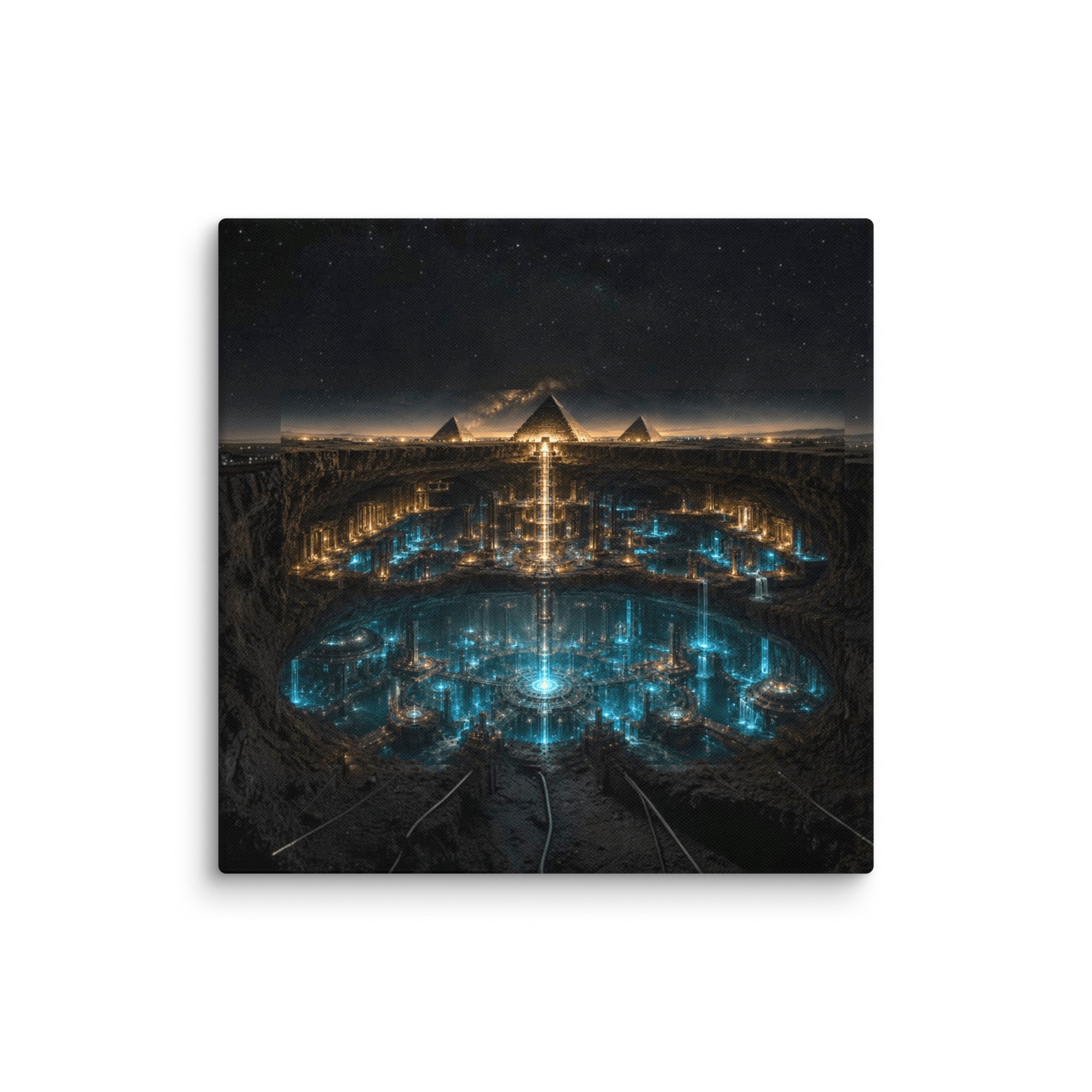 The Hidden Engine Beneath Giza - AETHERION GALLERY