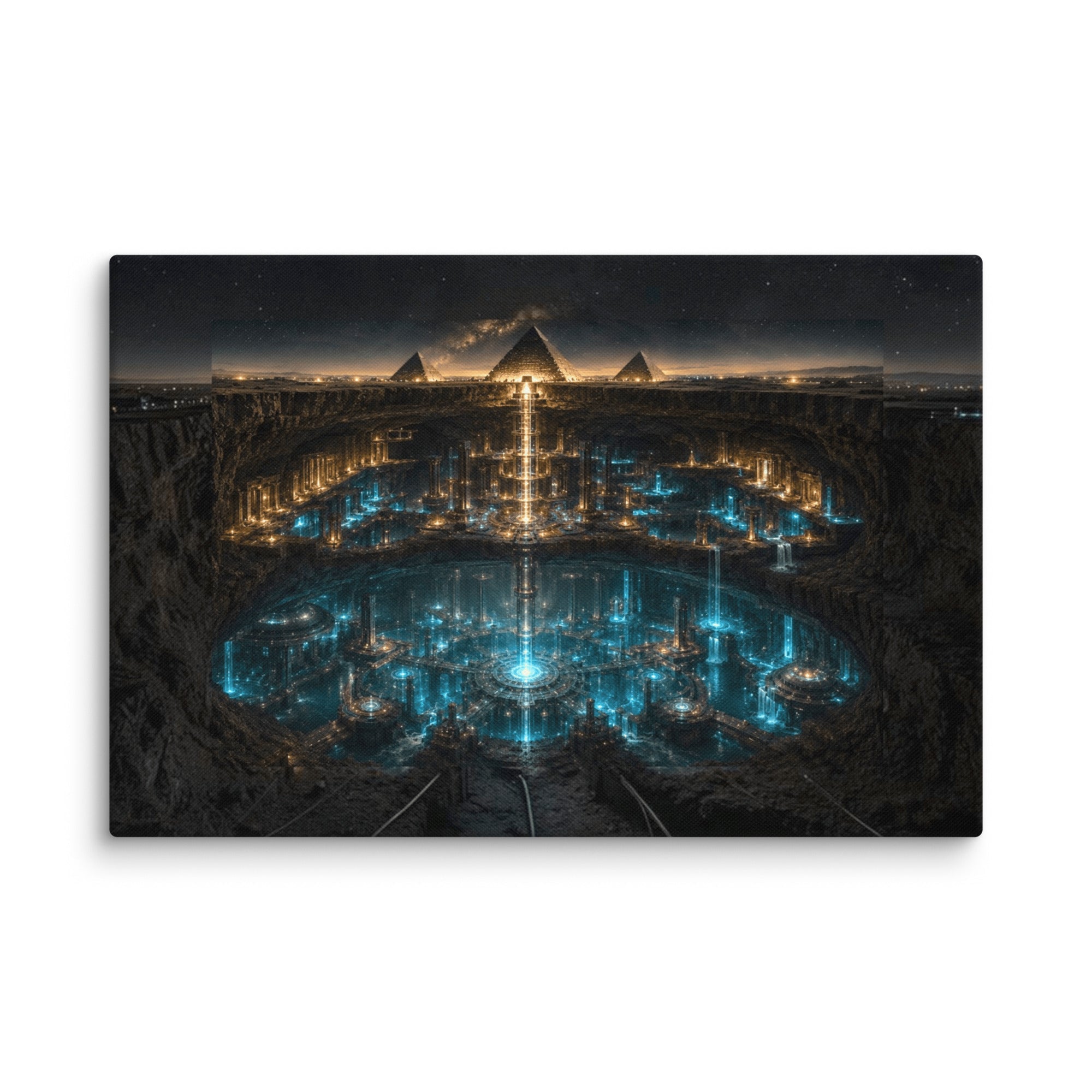 The Hidden Engine Beneath Giza - AETHERION GALLERY
