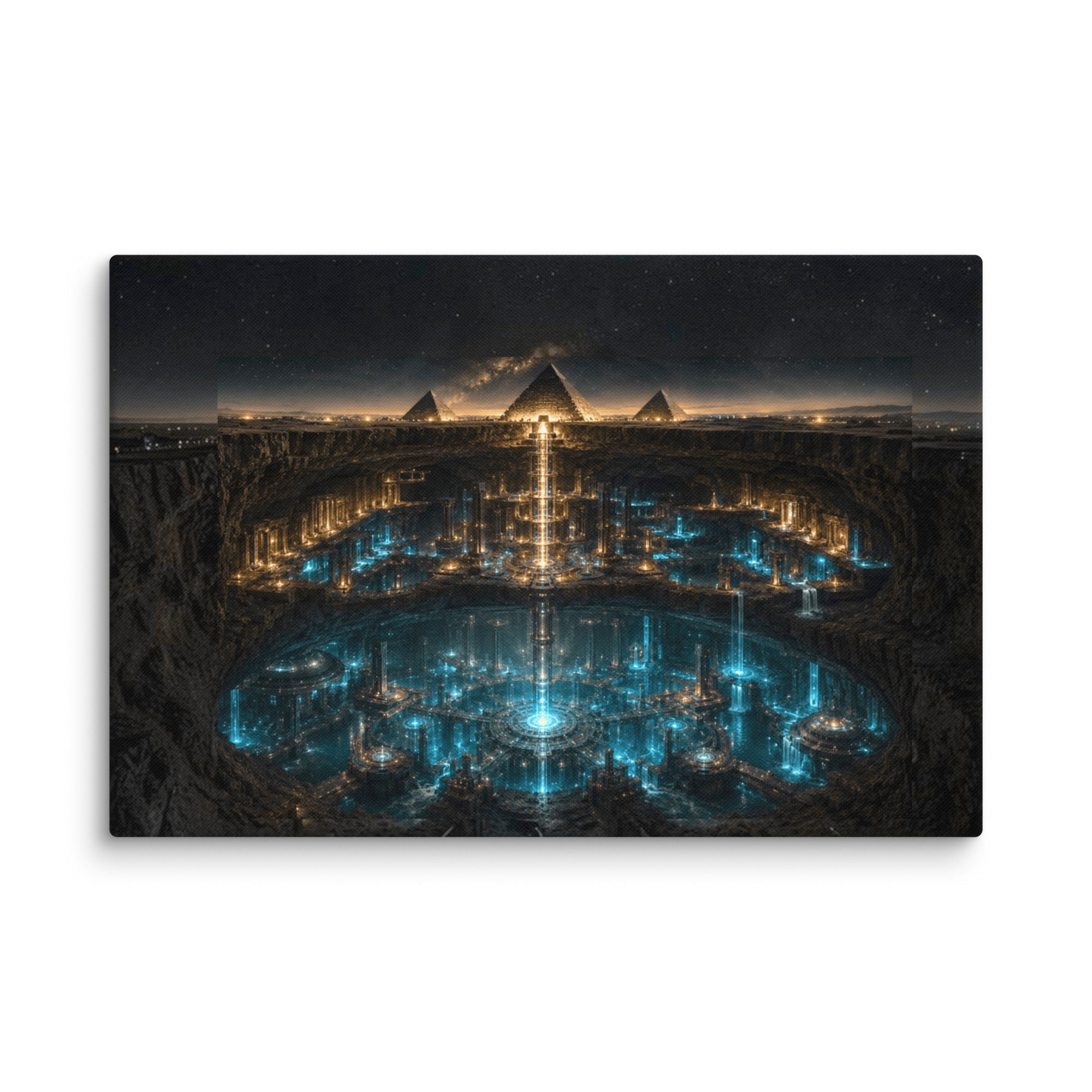 The Hidden Engine Beneath Giza - AETHERION GALLERY