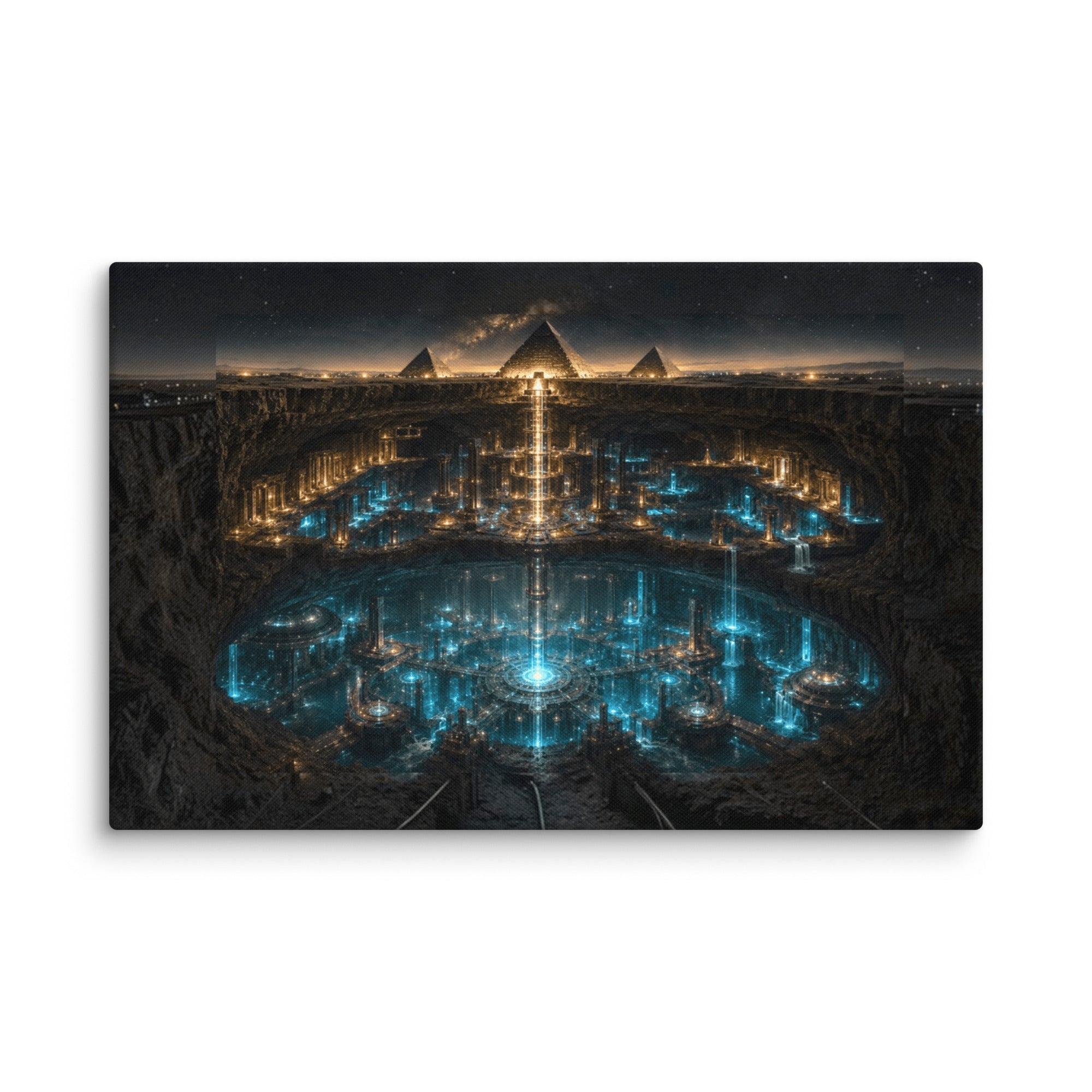 The Hidden Engine Beneath Giza - AETHERION GALLERY