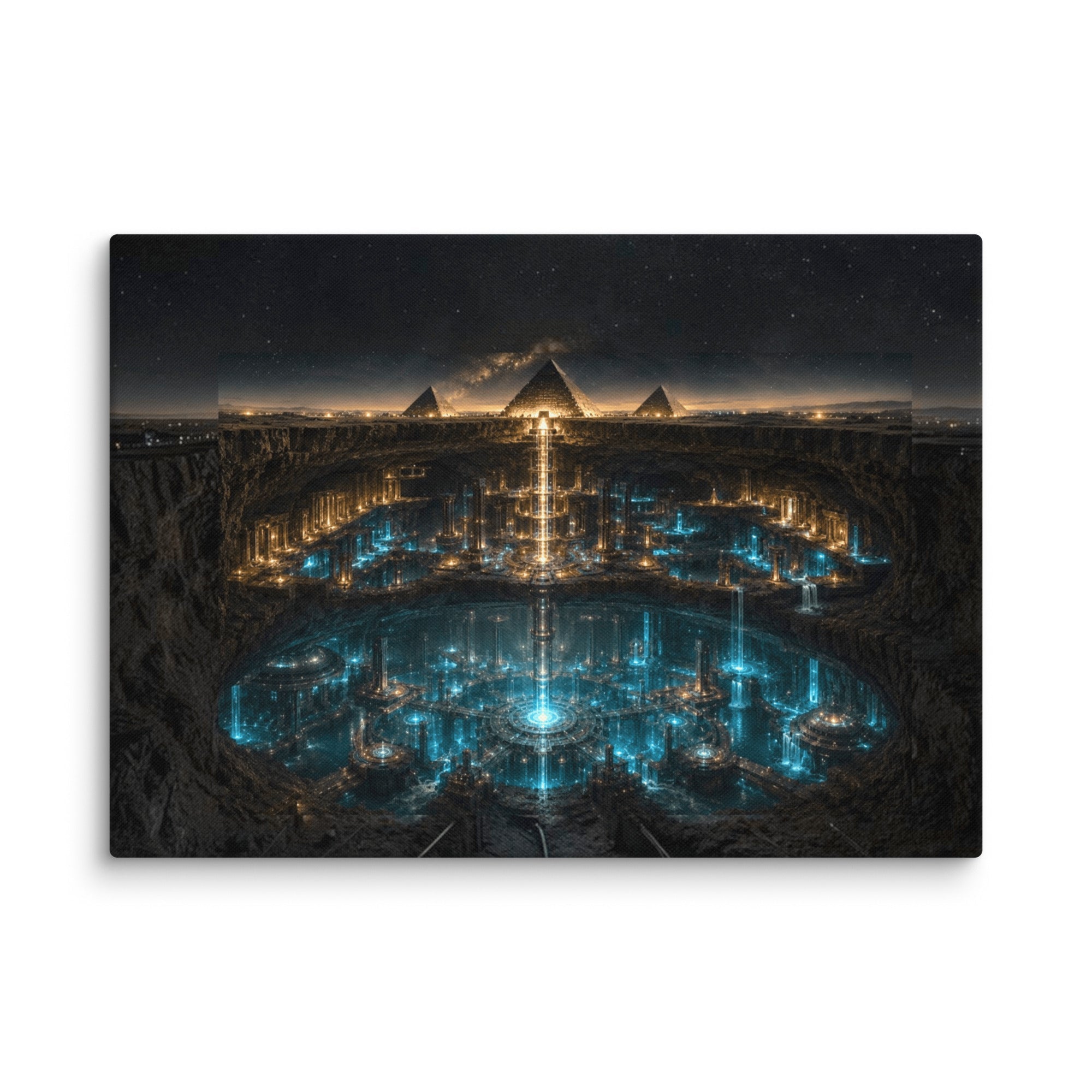 The Hidden Engine Beneath Giza - AETHERION GALLERY