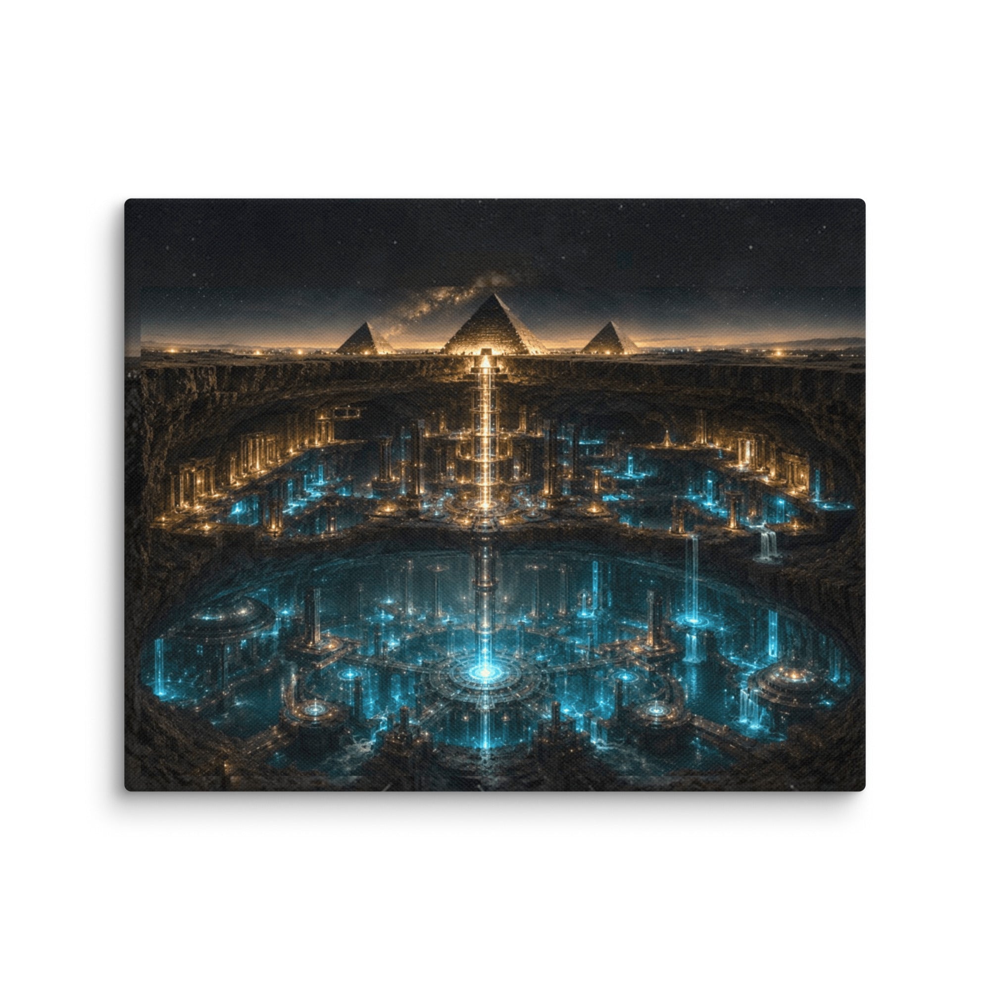 The Hidden Engine Beneath Giza - AETHERION GALLERY