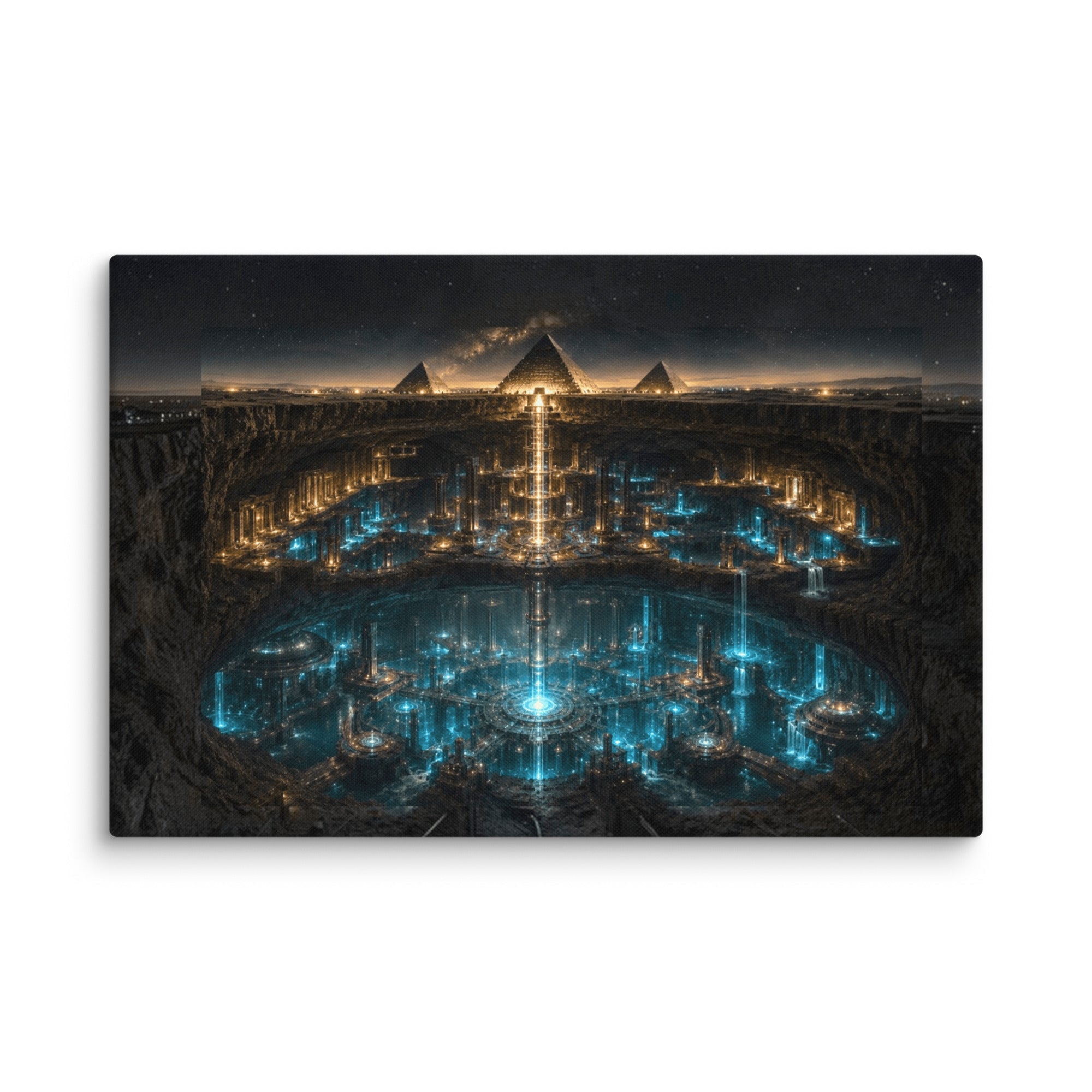The Hidden Engine Beneath Giza - AETHERION GALLERY