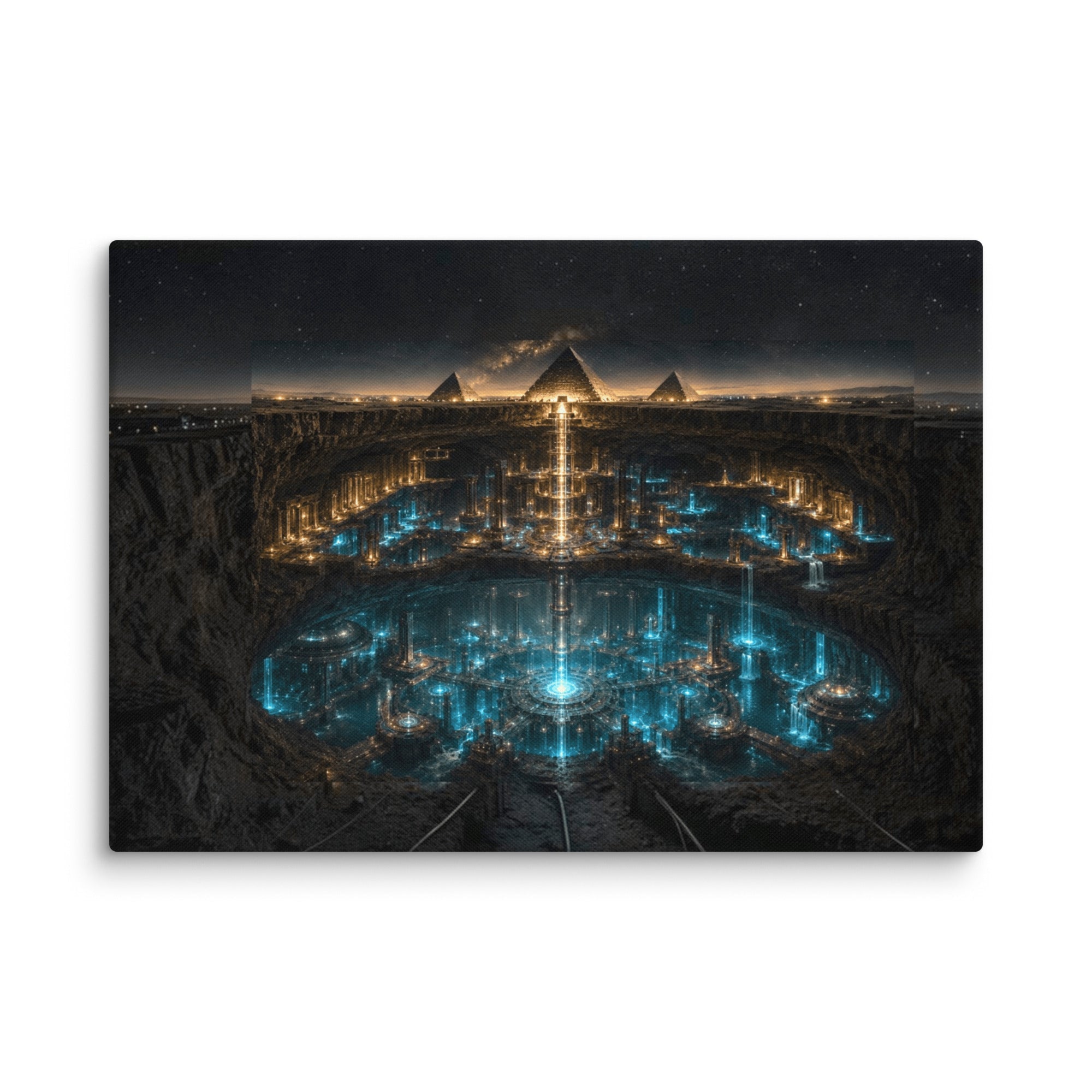 The Hidden Engine Beneath Giza - AETHERION GALLERY