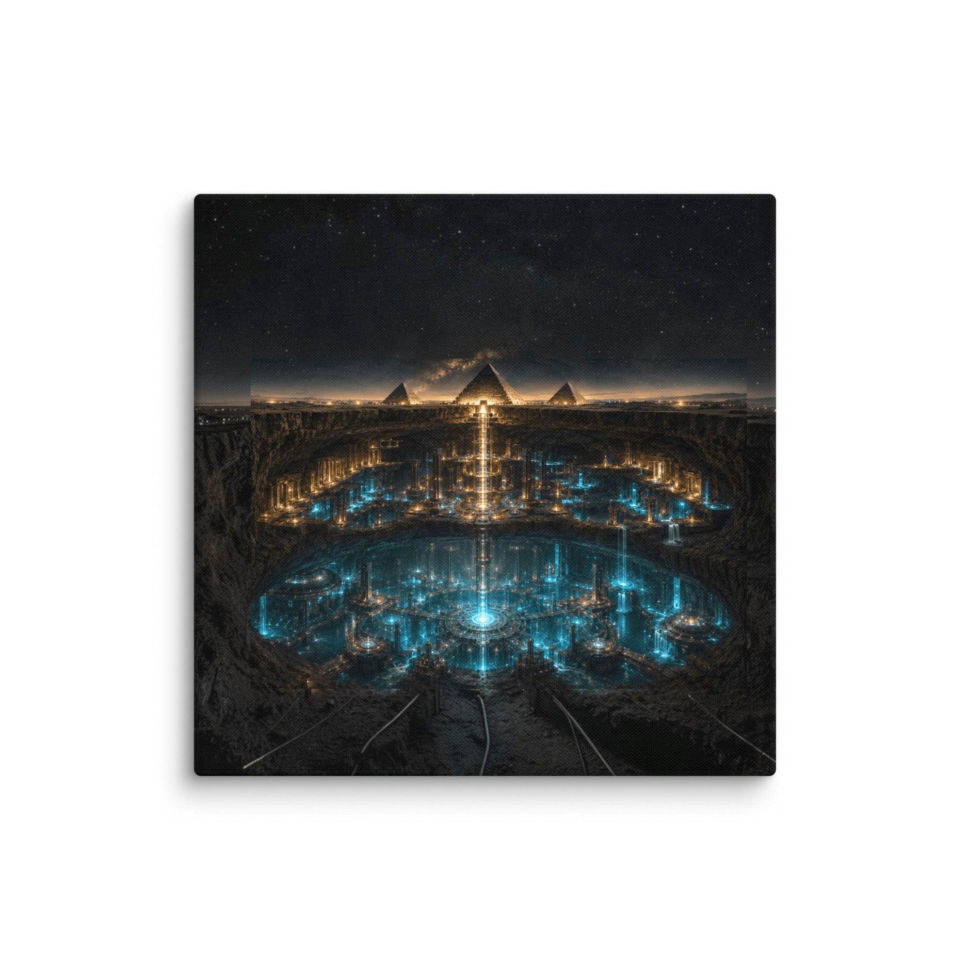 The Hidden Engine Beneath Giza - AETHERION GALLERY