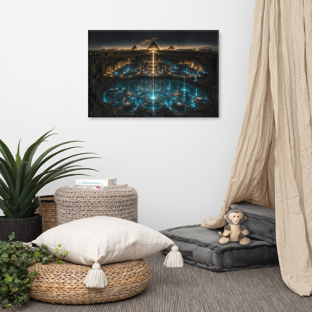 The Hidden Engine Beneath Giza - AETHERION GALLERY