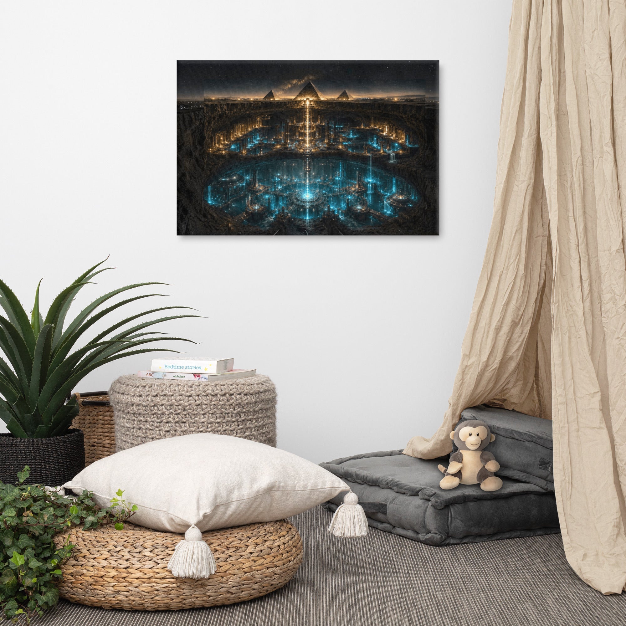 The Hidden Engine Beneath Giza - AETHERION GALLERY