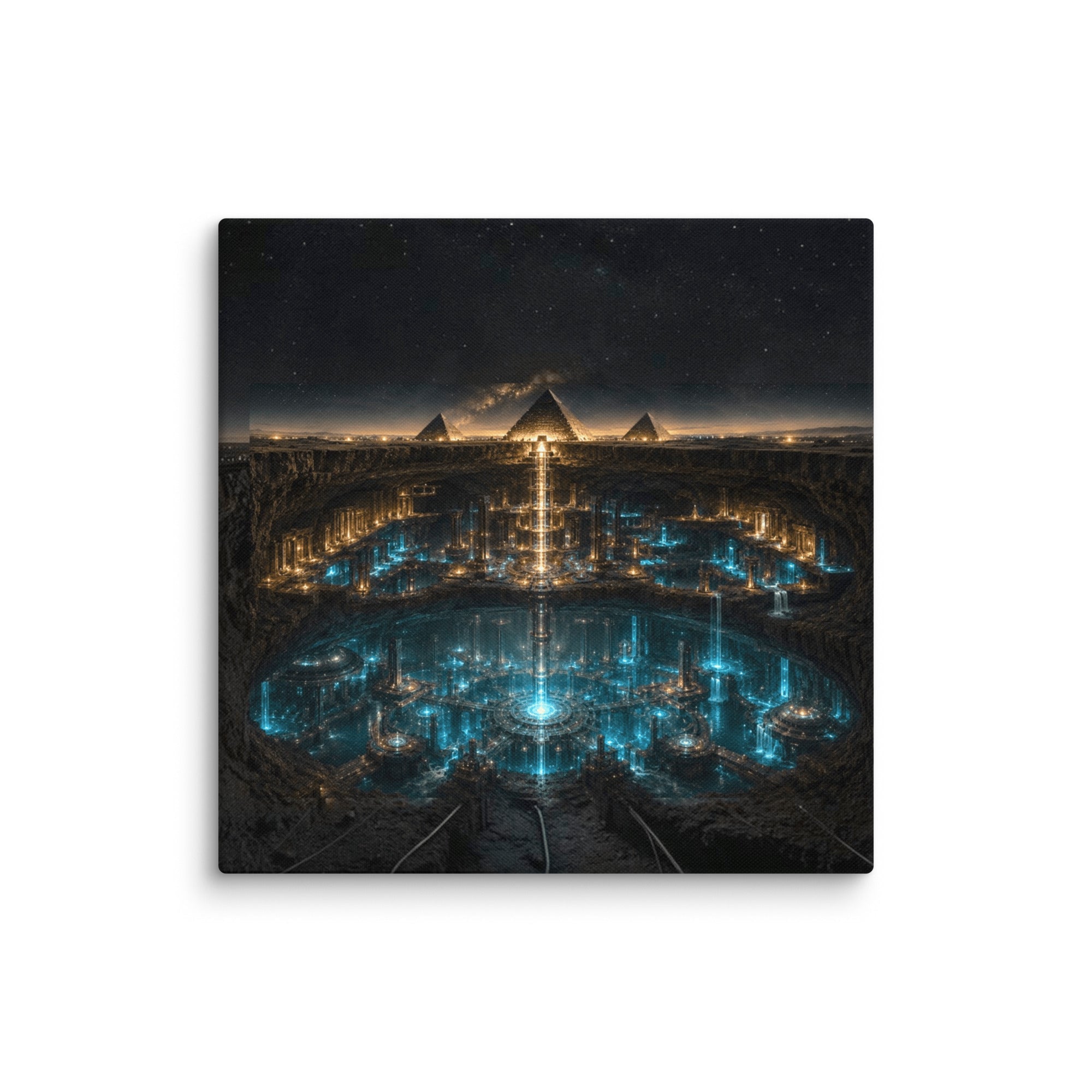 The Hidden Engine Beneath Giza - AETHERION GALLERY