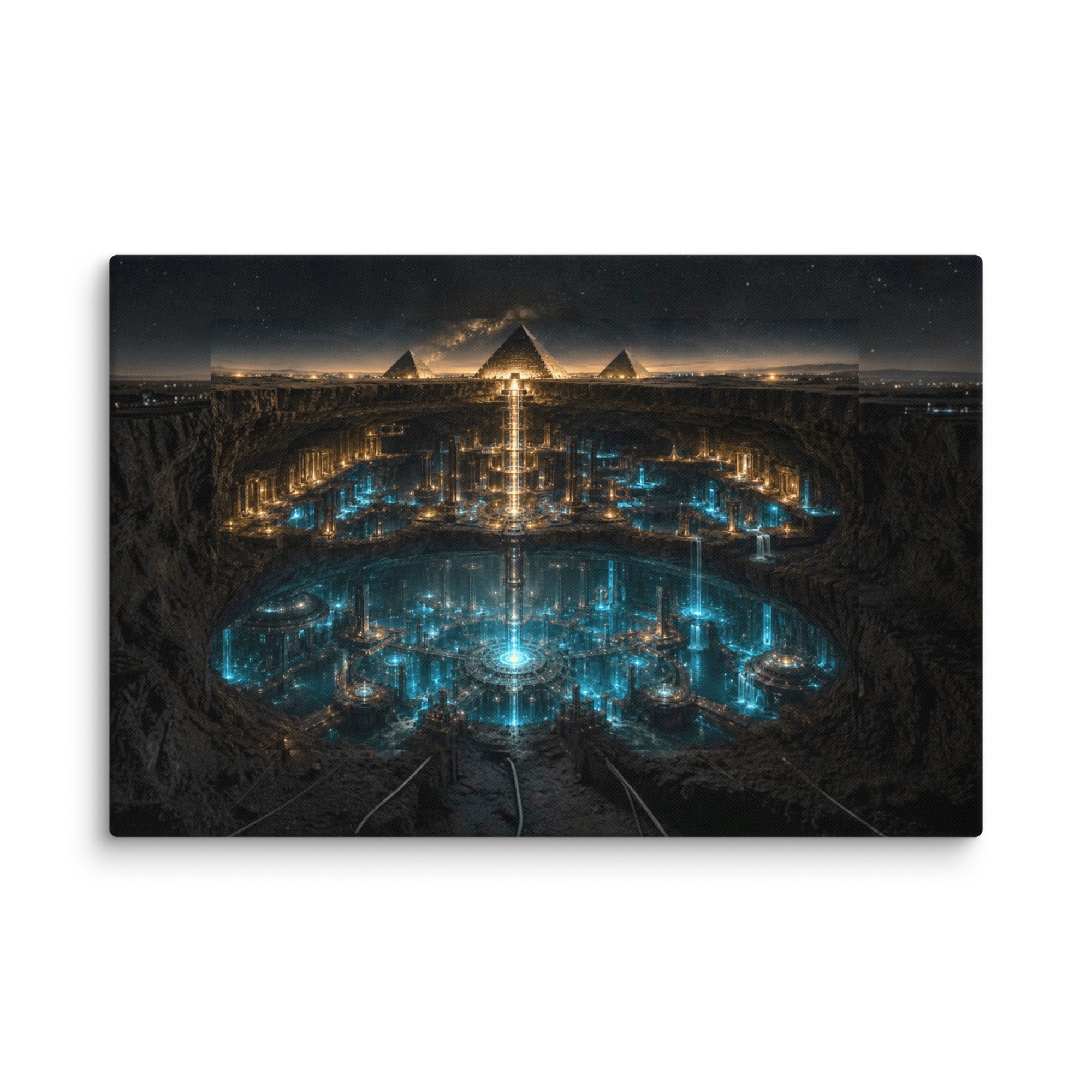 The Hidden Engine Beneath Giza - AETHERION GALLERY