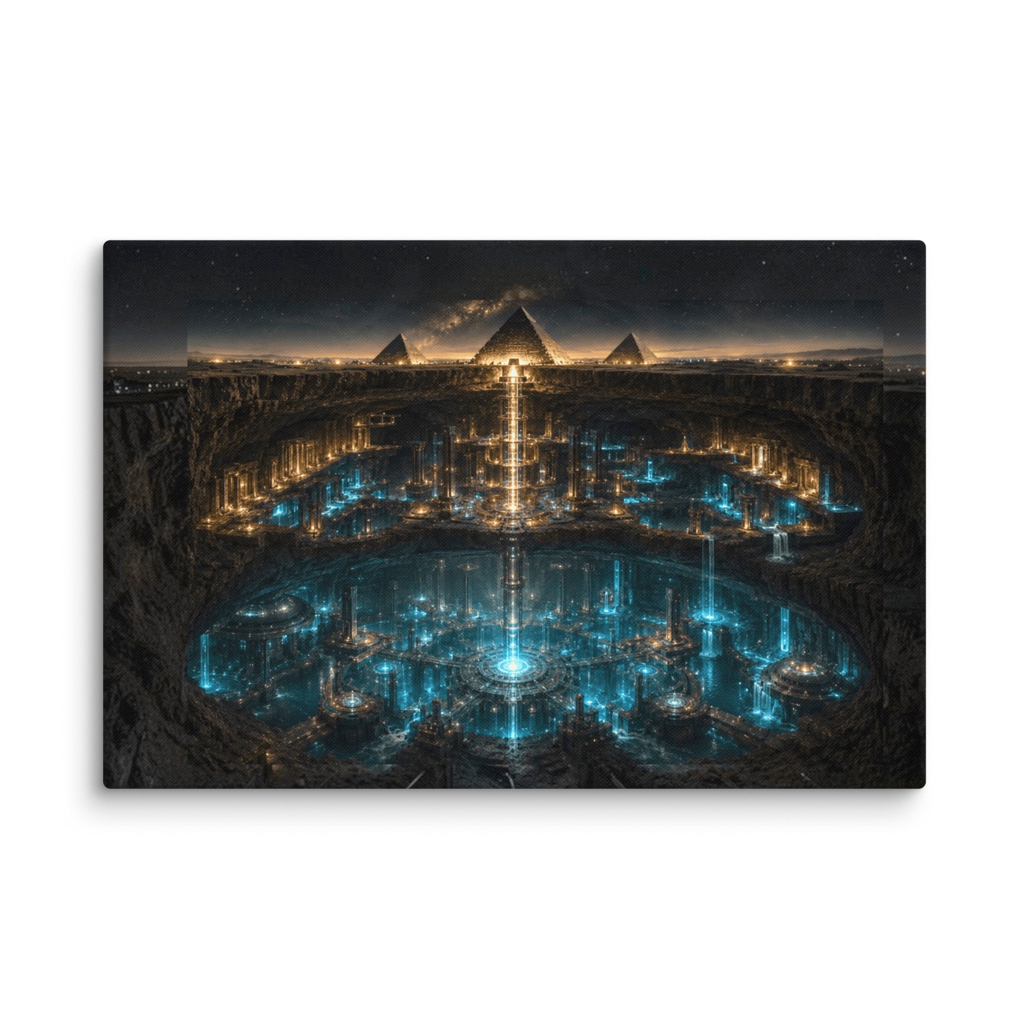 The Hidden Engine Beneath Giza - AETHERION GALLERY