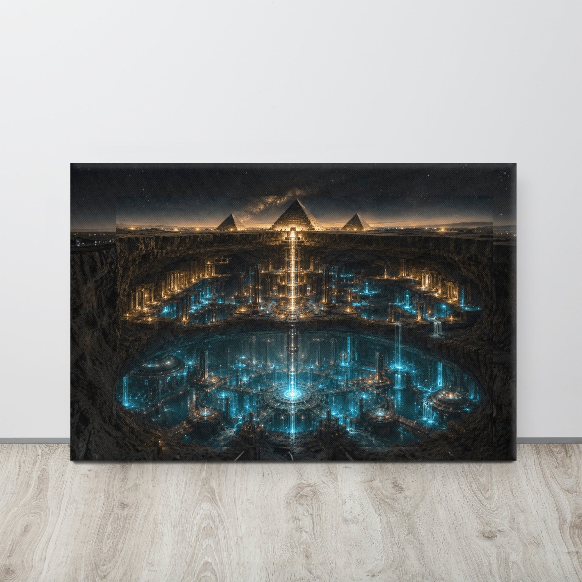 The Hidden Engine Beneath Giza - AETHERION GALLERY