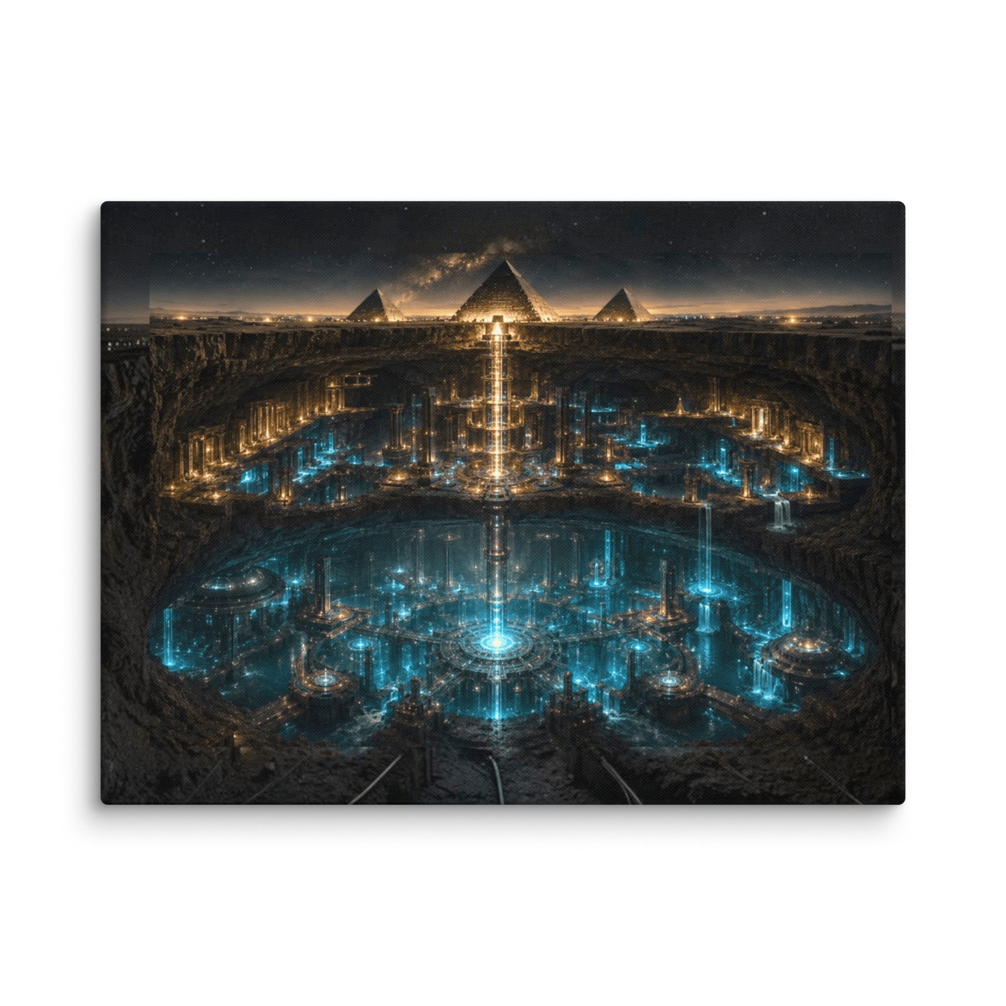 The Hidden Engine Beneath Giza - AETHERION GALLERY
