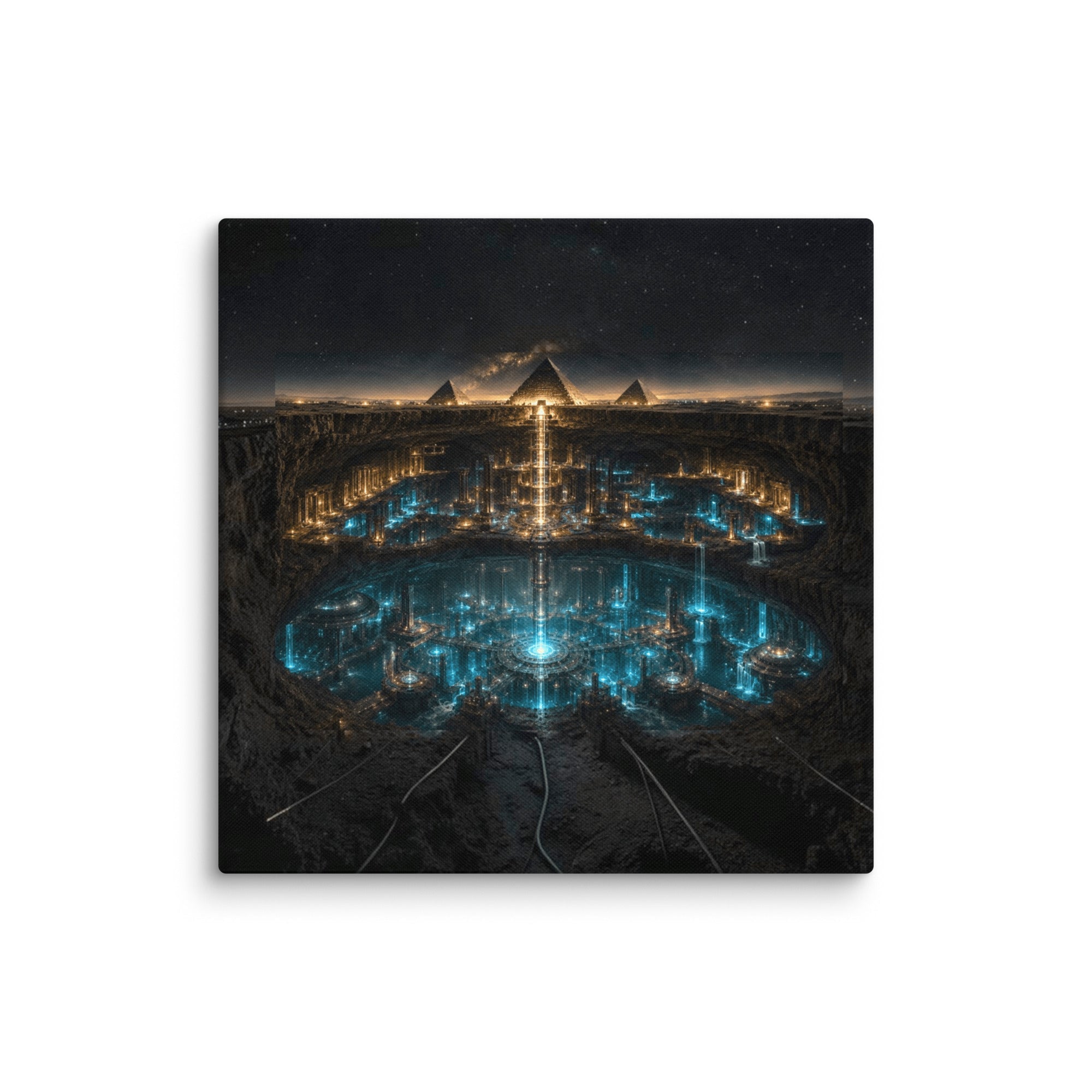 The Hidden Engine Beneath Giza - AETHERION GALLERY
