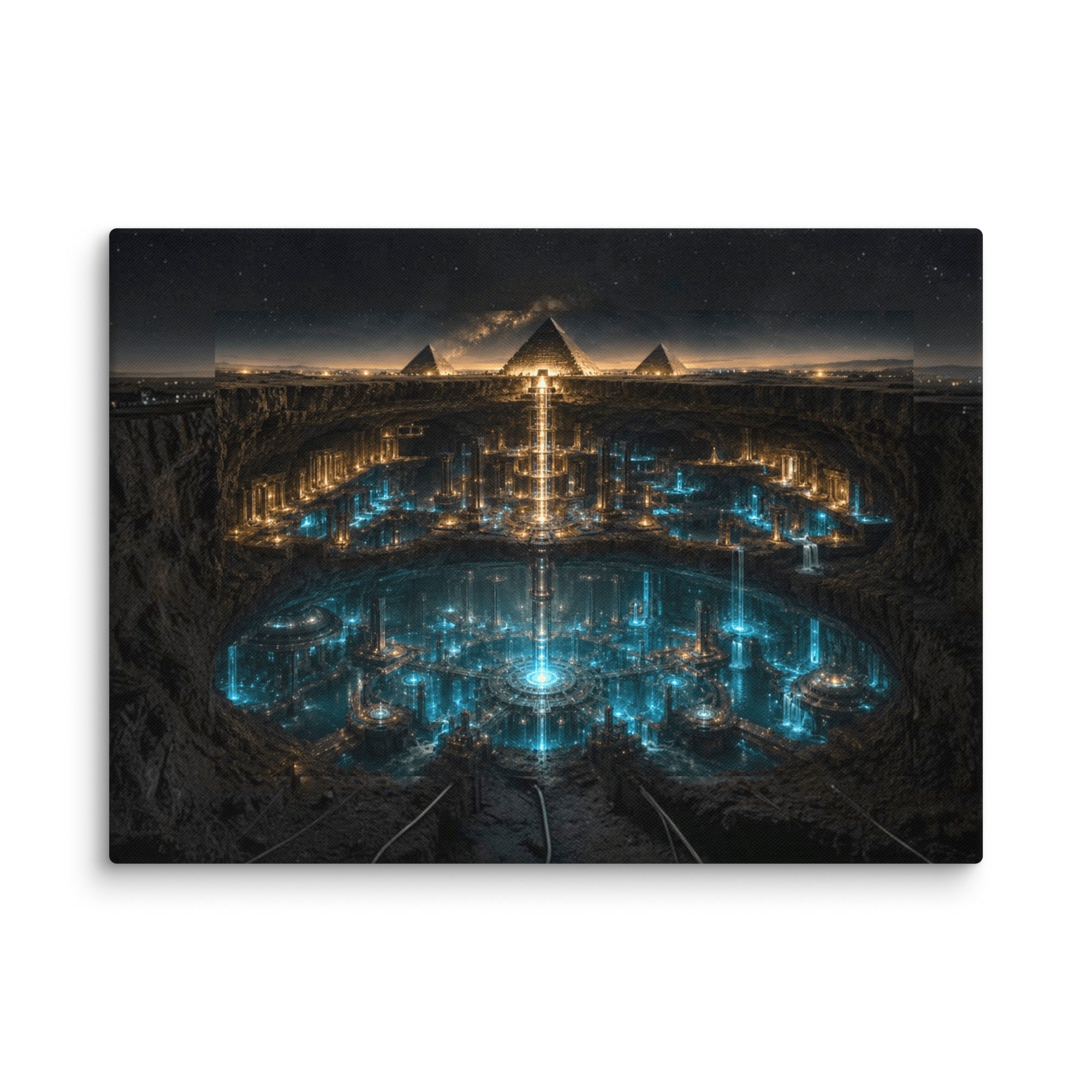 The Hidden Engine Beneath Giza - AETHERION GALLERY