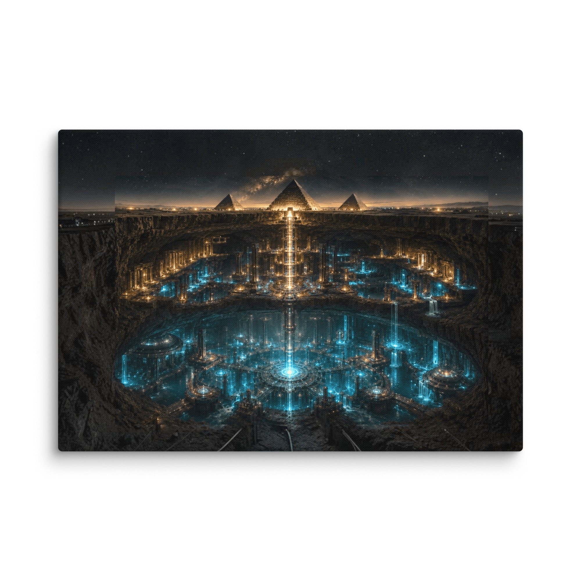 The Hidden Engine Beneath Giza - AETHERION GALLERY