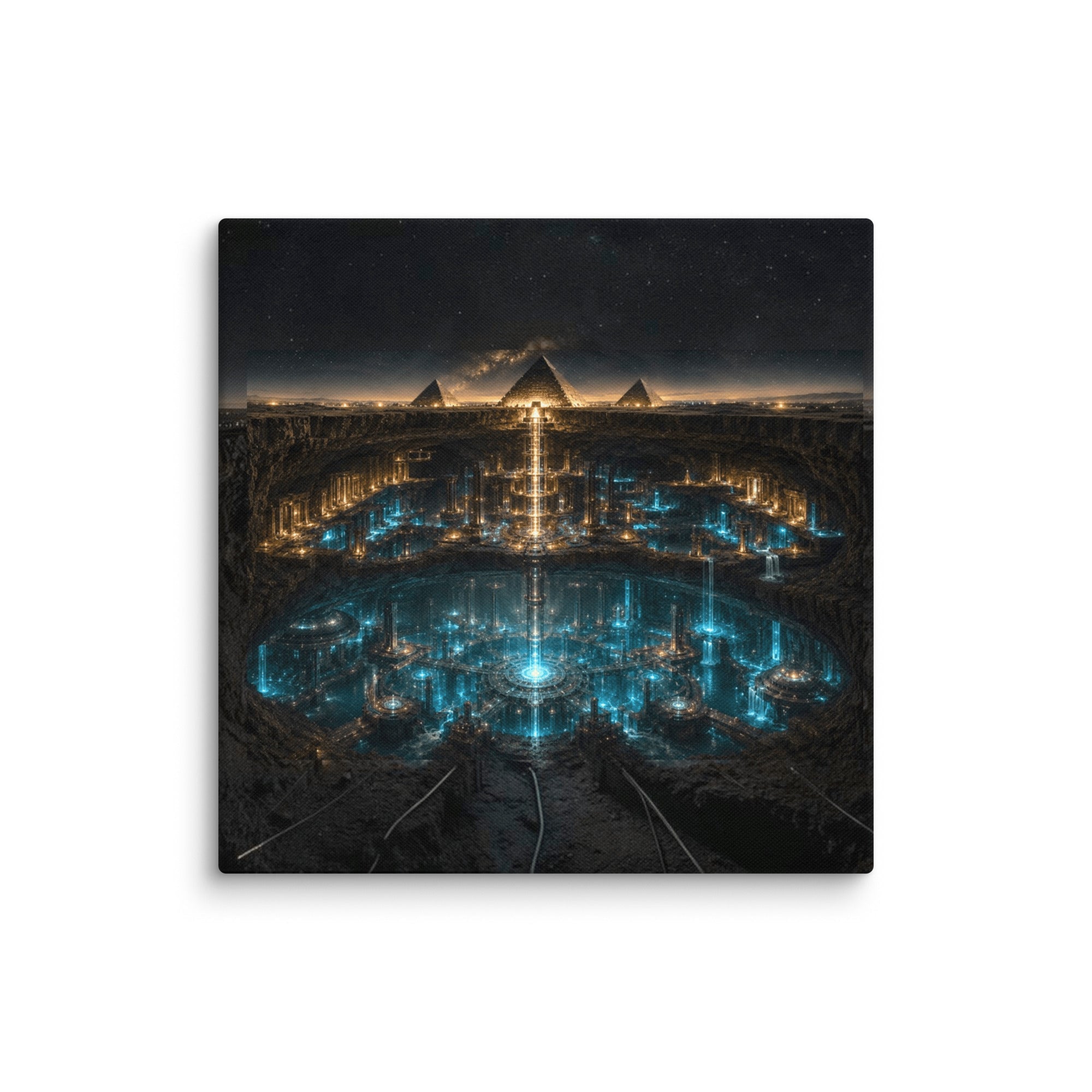 The Hidden Engine Beneath Giza - AETHERION GALLERY