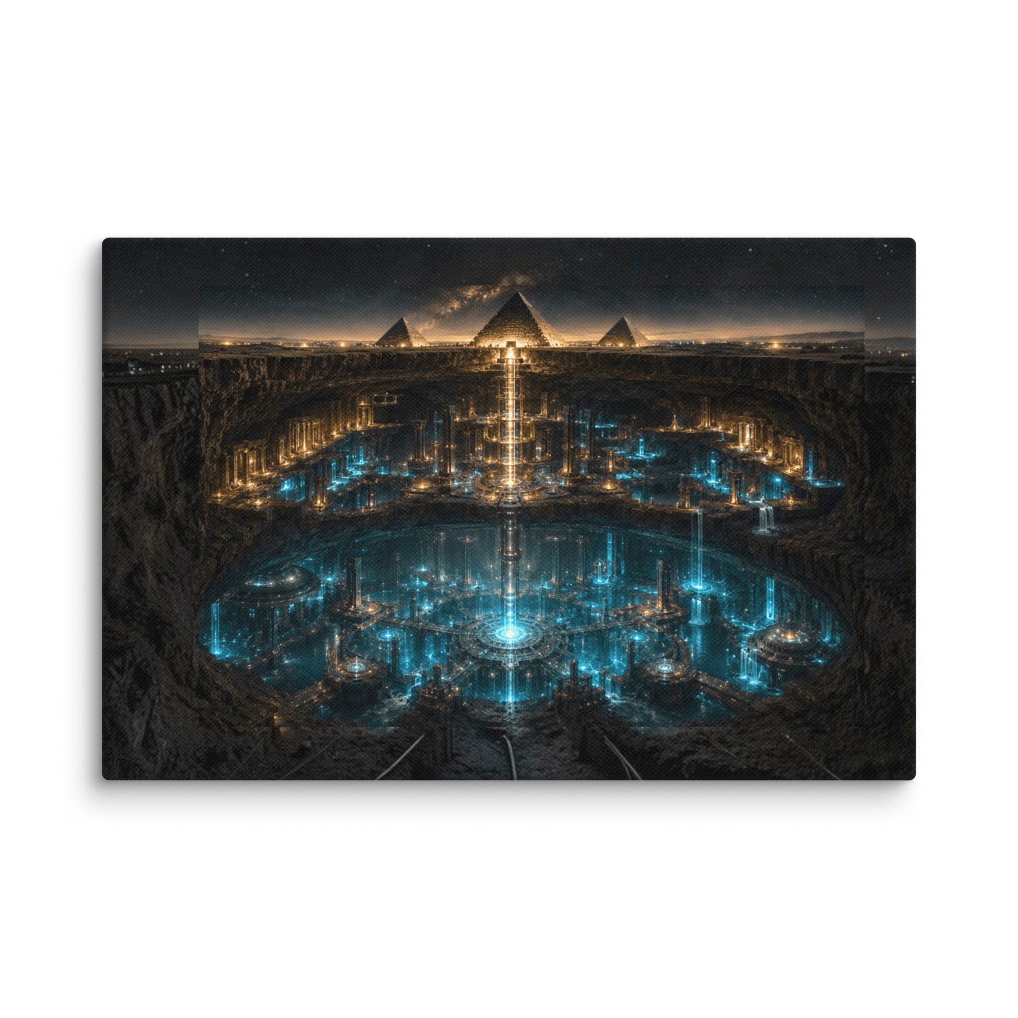The Hidden Engine Beneath Giza - AETHERION GALLERY