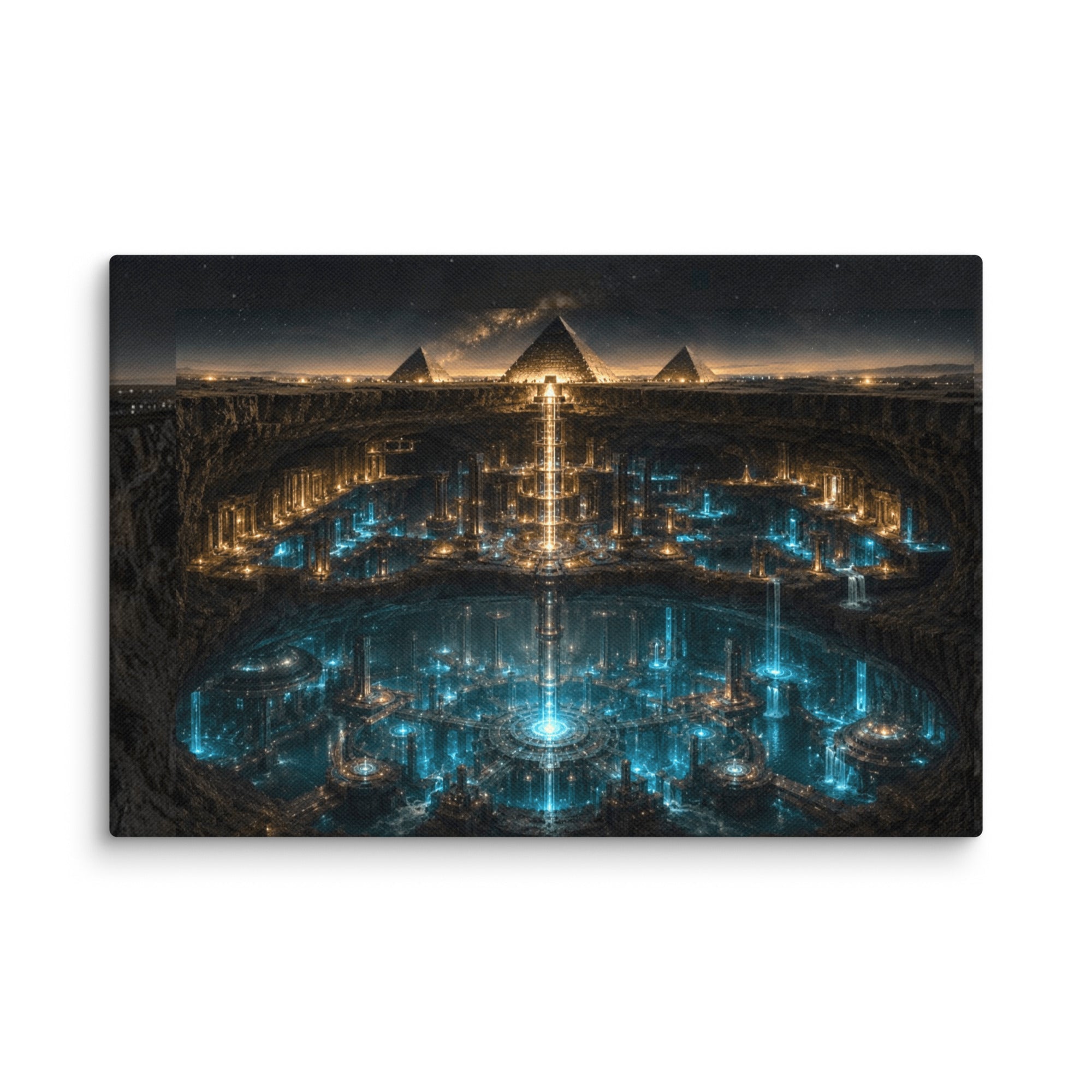 The Hidden Engine Beneath Giza - AETHERION GALLERY