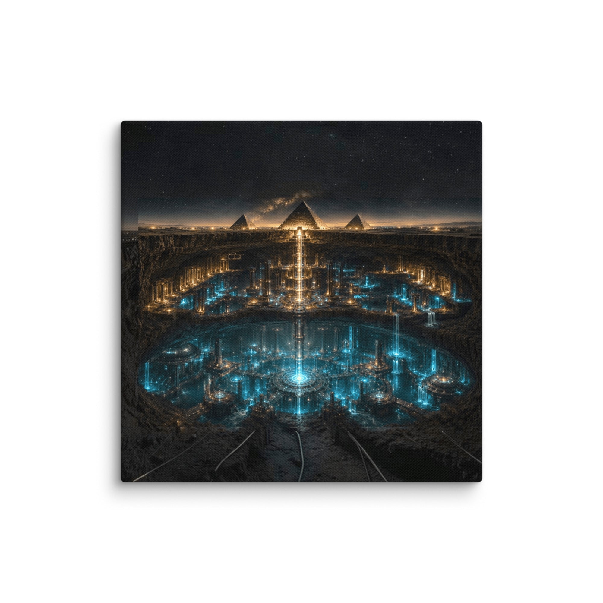 The Hidden Engine Beneath Giza - AETHERION GALLERY