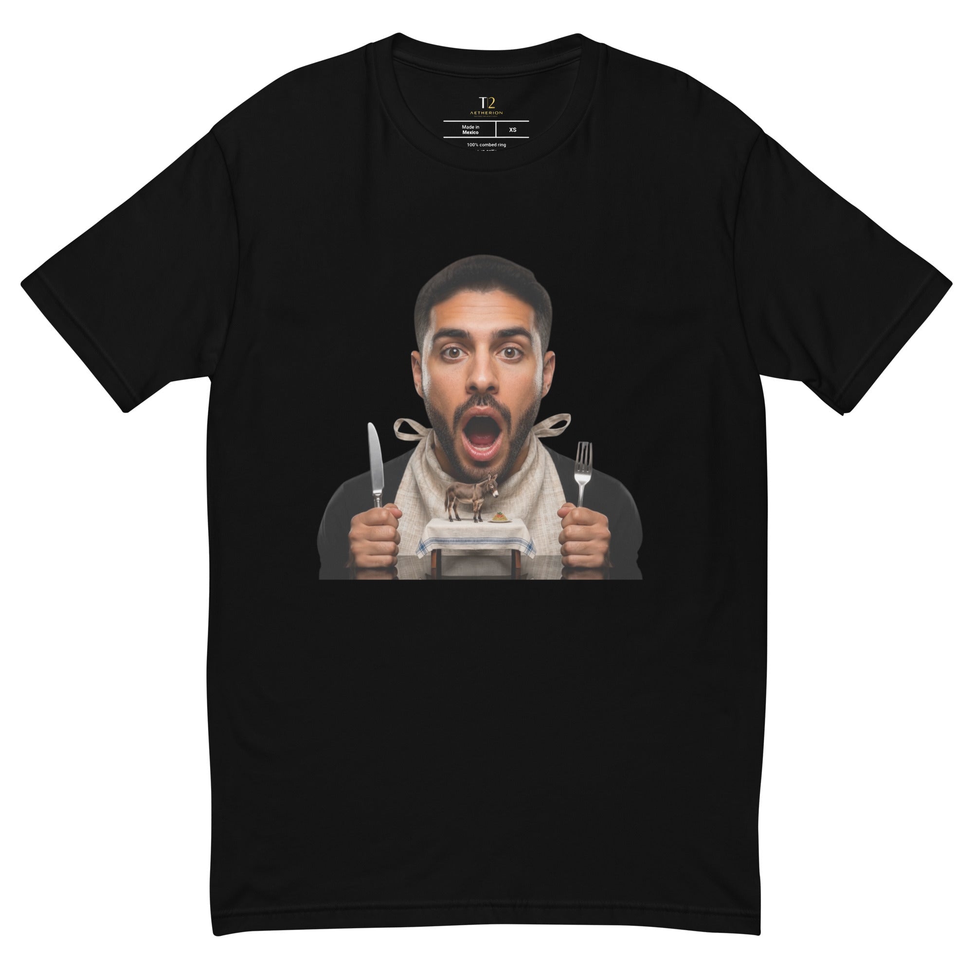 Tossed Salad Men's Fitted Premium T-shirt - AETHERION GALLERY