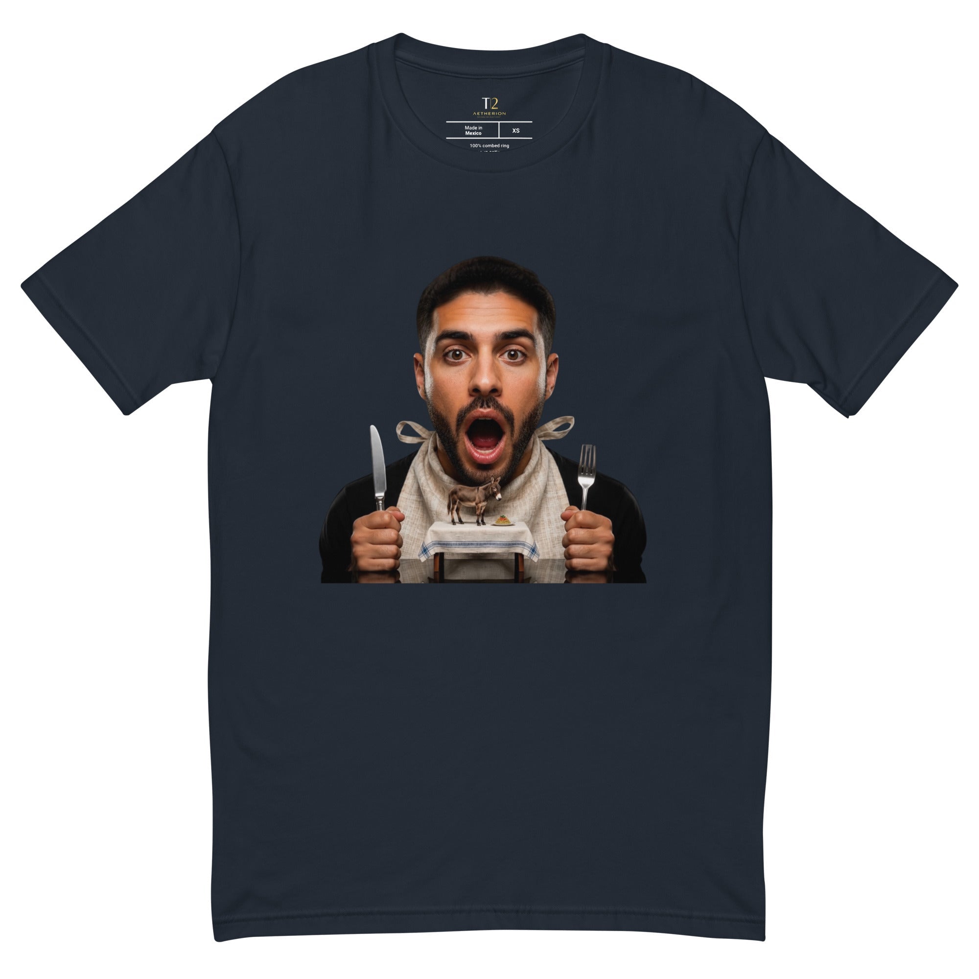 Tossed Salad Men's Fitted Premium T-shirt - AETHERION GALLERY